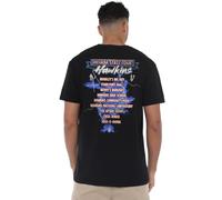 Stranger Things Eleven 87 Tour Front Back Unisex T Shirt, Black, Large