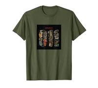 Stranger Things Eleven Camiseta, Hombre, Verde Oliva, XXL
