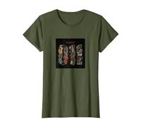Stranger Things Eleven Camiseta, Mujer, Verde Oliva, XXL