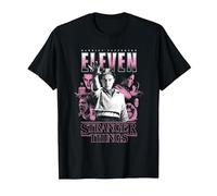 Stranger Things Eleven Poster Camiseta, Hombre, Negro, XL