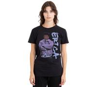 Stranger Things Erica Neo Homage Ladies T Shirt, Black, Large