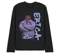 Stranger Things Erica Neo Homage Unisex Long Sleeve T Shirt, Black, Large