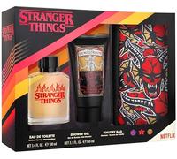 Stranger Things Estuche con EDT 100 ml, Gel de Ducha 150 ml y Neceser