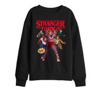 Stranger Things Final Stand Comic Kids Sweatshirt, Black, 12-13
