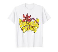 Stranger Things Flames Demogorgon Camiseta