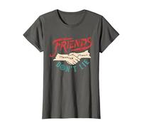 Stranger Things Friends Don't Lie Camiseta, Mujer, Asfalto, M