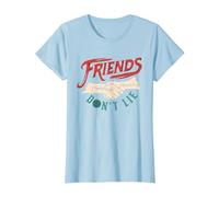 Stranger Things Friends Don't Lie Camiseta, Mujer, Azul Bebé, S