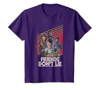 Stranger Things Friends Don't Lie Poster Camiseta