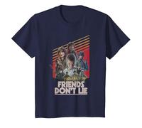 Stranger Things Friends Don't Lie Poster Camiseta