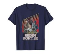 Stranger Things Friends Don't Lie Poster Camiseta