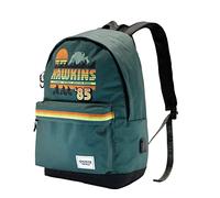 Stranger Things Hawkins 85-Mochila HS 1.3, Verde, 30 x 45 cm, Capacidad 23.8 L