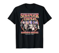 Stranger Things Hawkins Heroes Group 1987 Camiseta, Hombre, Negro, 3XL