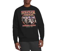 Stranger Things Hawkins Heroes Group 1987 Sudadera Unisex, Negro, L