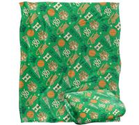 Stranger Things Hawkins High Pattern Silky Touch Super Soft Throw Blanket 152 x 127 cm