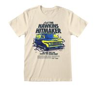 Stranger things - hawkins hitmaker - camiseta de piedra, piedra, m