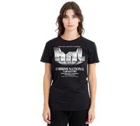Stranger Things Hawkins Lab Logo Ladies T Shirt, Black, X-Large