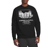Stranger Things Hawkins Lab Logo Unisex Sweatshirt, Black, Small