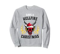 Stranger Things Hellfire Christmas Oficialmente Autorizado Sudadera