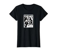 Stranger Things Hellfire Club Eddie Munson Camiseta, Mujer, Negro, S