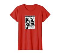 Stranger Things Hellfire Club Eddie Munson Camiseta, Mujer, Rojo, L