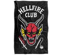 Stranger Things Hellfire Club Logo Manta súper Suave con Tacto Sedoso - 91 x 147 cm