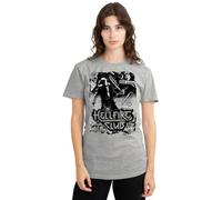 Stranger Things Hellfire Club Poster Ladies T Shirt, Athletic Heather, X-Large