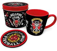 Stranger Things Hellfire Club - Set de regalo Unisex Pack Fan multicolor cerámica