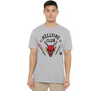 Stranger Things Hellfire Club Unisex T Shirt, Athletic Heather, Medium
