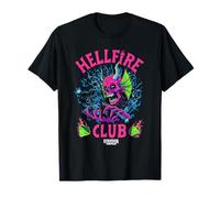 Stranger Things Hellfire Neon Dice Camiseta