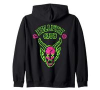 Stranger Things Hellfire Neon Sketch Logo Sudadera con Capucha