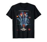 Stranger Things Hellfire Poster Camiseta, Hombre, Negro, 6XL