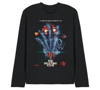 Stranger Things Hellfire Poster Unisex Long Sleeve T Shirt, Black, X-Large