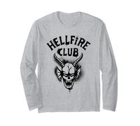 Stranger Things Hellfire Spray Logo Manga Larga