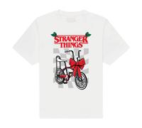 Stranger things ho ho hellfire - camiseta, rojo, m