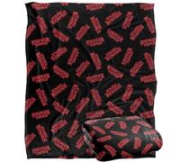 Stranger Things Logo Pattern Silky Touch Super Soft Throw Blanket 152 x 127 cm