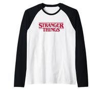 Stranger Things Main Logo Camiseta Manga Raglan