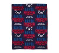 Stranger Things Manta Polar Flames Suave Cálida Cómoda Merch Oficial 100x150cm