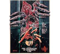 Stranger Things - Masacre at Hawkins lab - Póster (30 x 40 cm)
