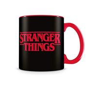 Stranger Things MG25256C - Taza de cerámica (315 ml), color blanco