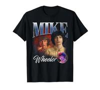 Stranger Things Mike Homage Camiseta, Hombre, Negro, 4XL