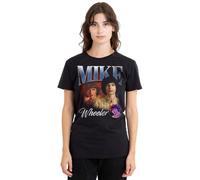 Stranger Things Mike Homage Ladies T Shirt, Black, X-Large