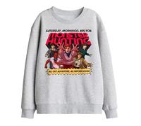 Stranger Things Monster Hunting Kids Sweatshirt, Athletic Heather, 9-11
