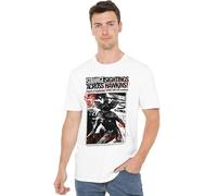Stranger Things Newspaper Demogorgon Sighting Unisex T Shirt, White, Large