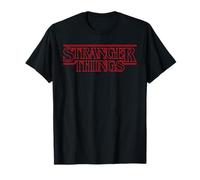 Stranger Things Outline Logo Camiseta