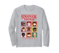 Stranger Things Pixel Group Select Character Manga Larga