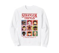 Stranger Things Pixel Group Select Character Sudadera