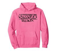Stranger Things Punk Logo Black Sudadera con Capucha