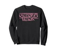 Stranger Things Punk Logo Pink Sudadera