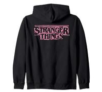 Stranger Things Punk Logo Pink Sudadera con Capucha
