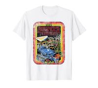 Stranger Things Retro Sketch Cover Camiseta, Hombre, Blanco, XL